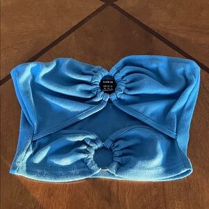 SHEIN Vibrant Blue Tube Top